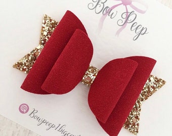 Fiocchi per capelli autunnali, fiocco per capelli glitterato, fiocchi per bambine, fiocchi per l'autunno, fiocco per capelli glitterato oro, fiocco per capelli color vino, fiocco per capelli rosso scuro, fiocchi con elastico