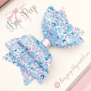 Gorgeous mermaid glitter bow, hair bows, bows, sparkly bows, unique hair bows, glitter bows, hair accessories, mermaid bow, mermaid,