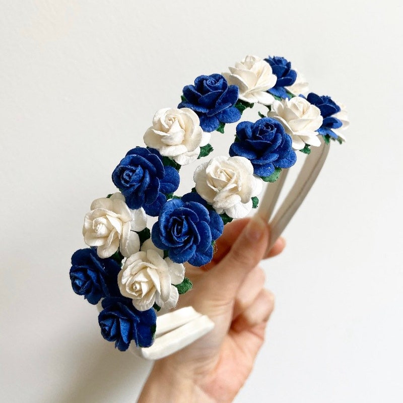 Royal Blue Goddess Headband main image 1