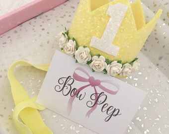 Corona di compleanno, corona, cappello di compleanno, cappello da festa, accessori per cakesmash, regalo per il primo compleanno, idea regalo, decorazioni per compleanno, accessori per compleanno,