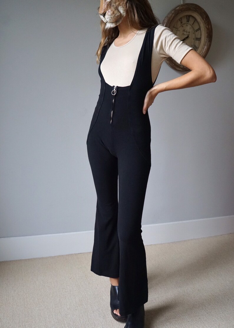 stretchy cotton overalls