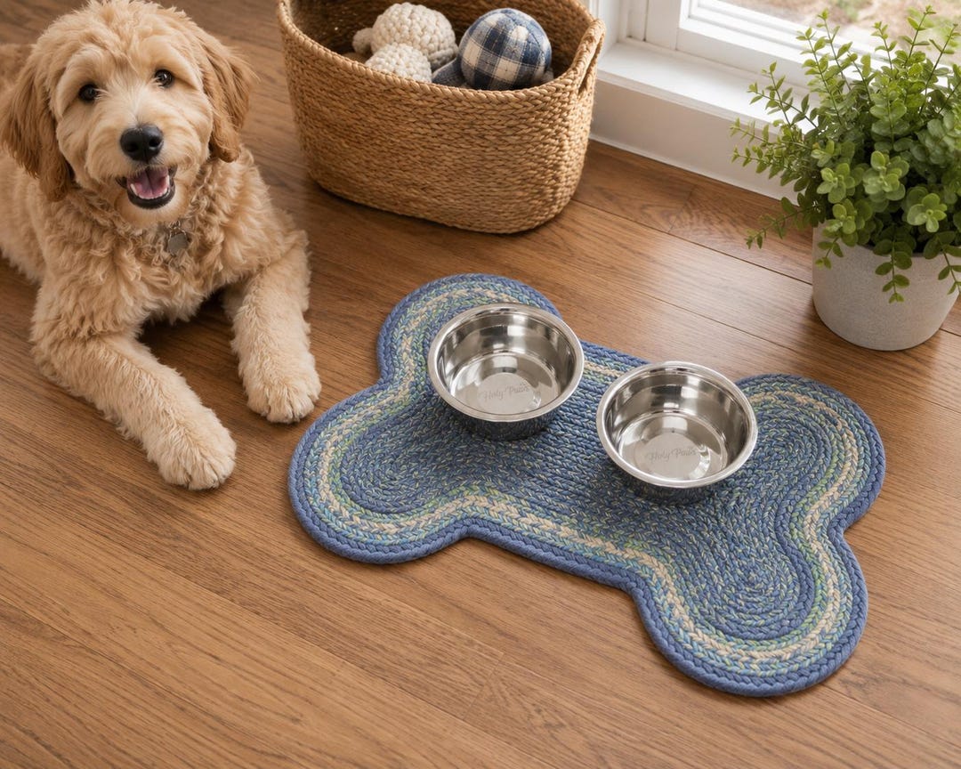 Small Bone Rug, Indoor /outdoor Accent Rug 11.5 X 17.5, Dog Bone Shaped ...