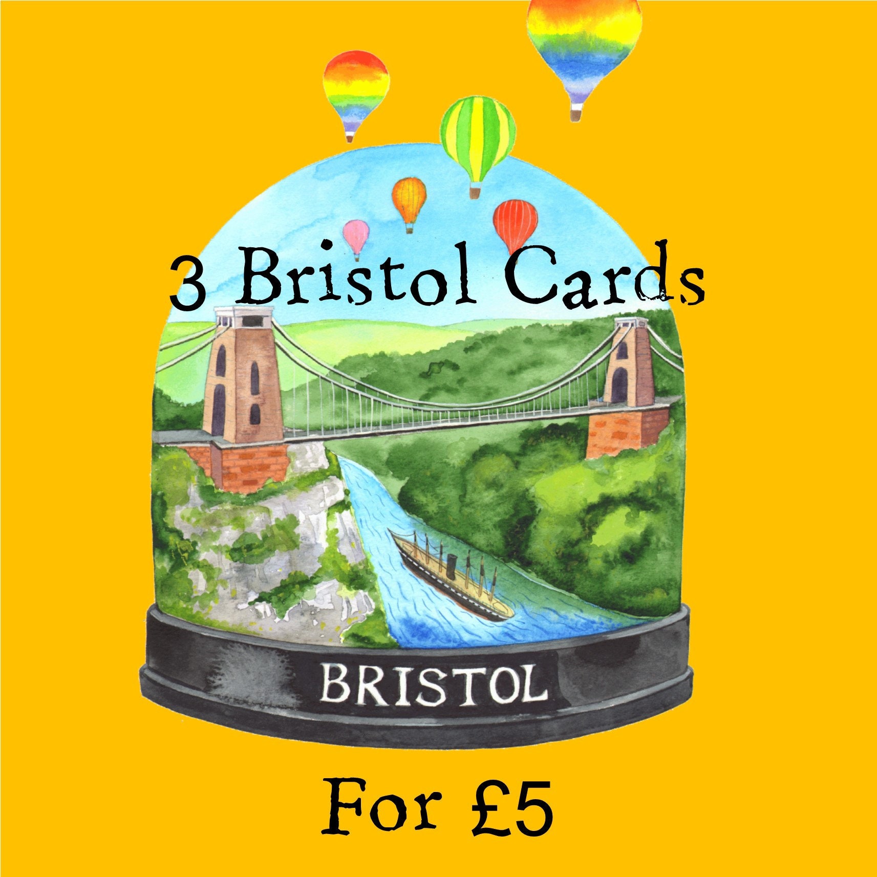 Greeting cards pack/ANY 3 BRISTOL cards for 5 pounds Etsy