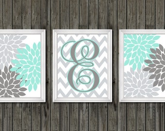 Teal Bedroom Decor Etsy