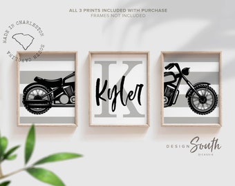 motorcycle crib bedding