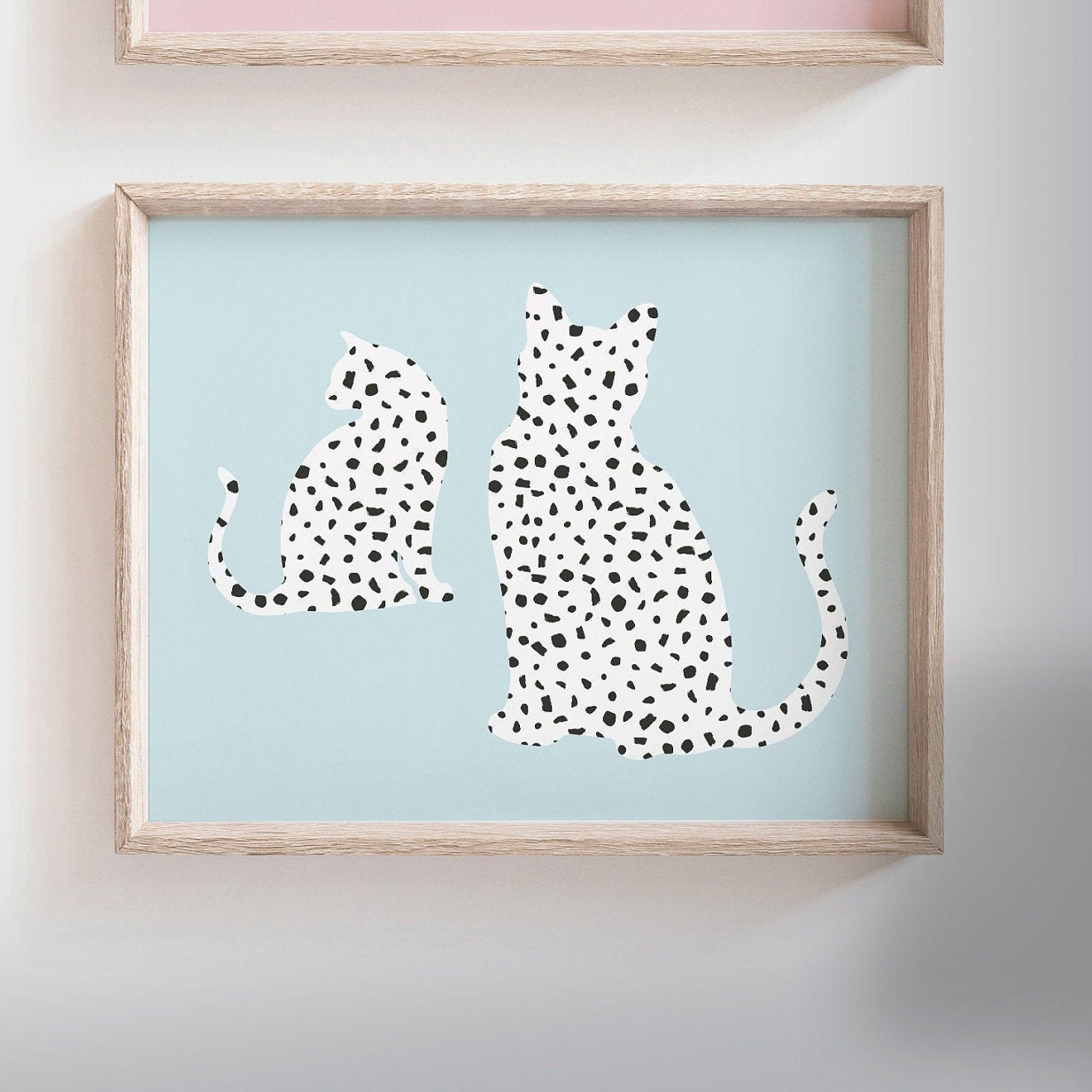 Kitten art kitten wall decor kitty cat girl bedroom cat Etsy