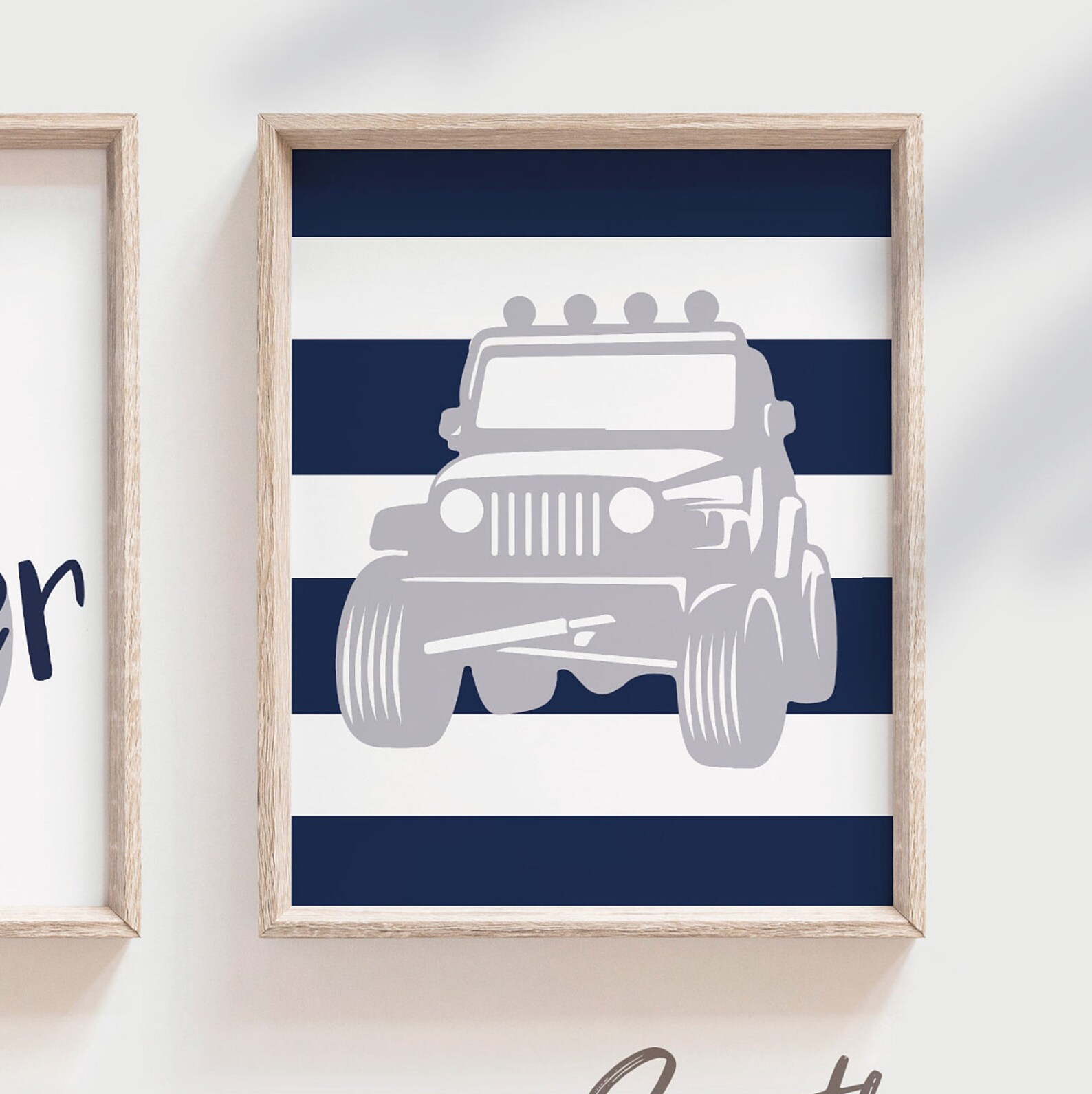 Jeep Toddler Room Jeep Wall Art Jeep Kids Wall Art Jeep Etsy