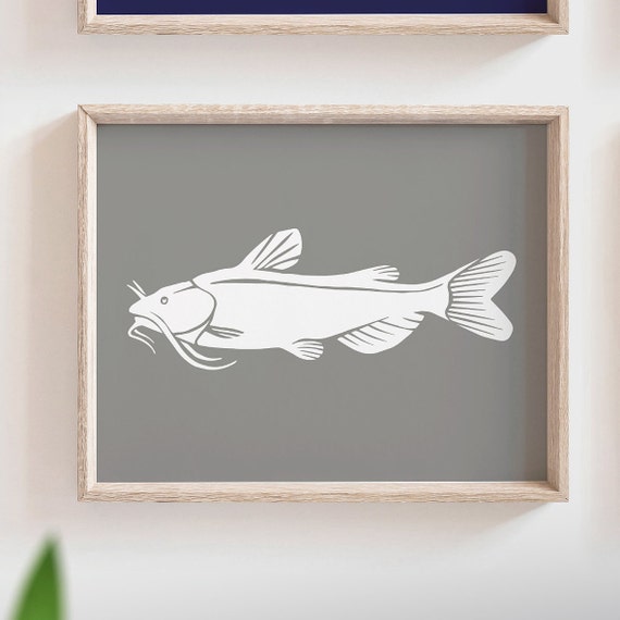 Boys Fishing Bedroom Wall Art Fish Decor For Boys Boys Fishing Theme Fish Prints Baby Boy Fisherman Fish Nursery Art Boys Fish Decor