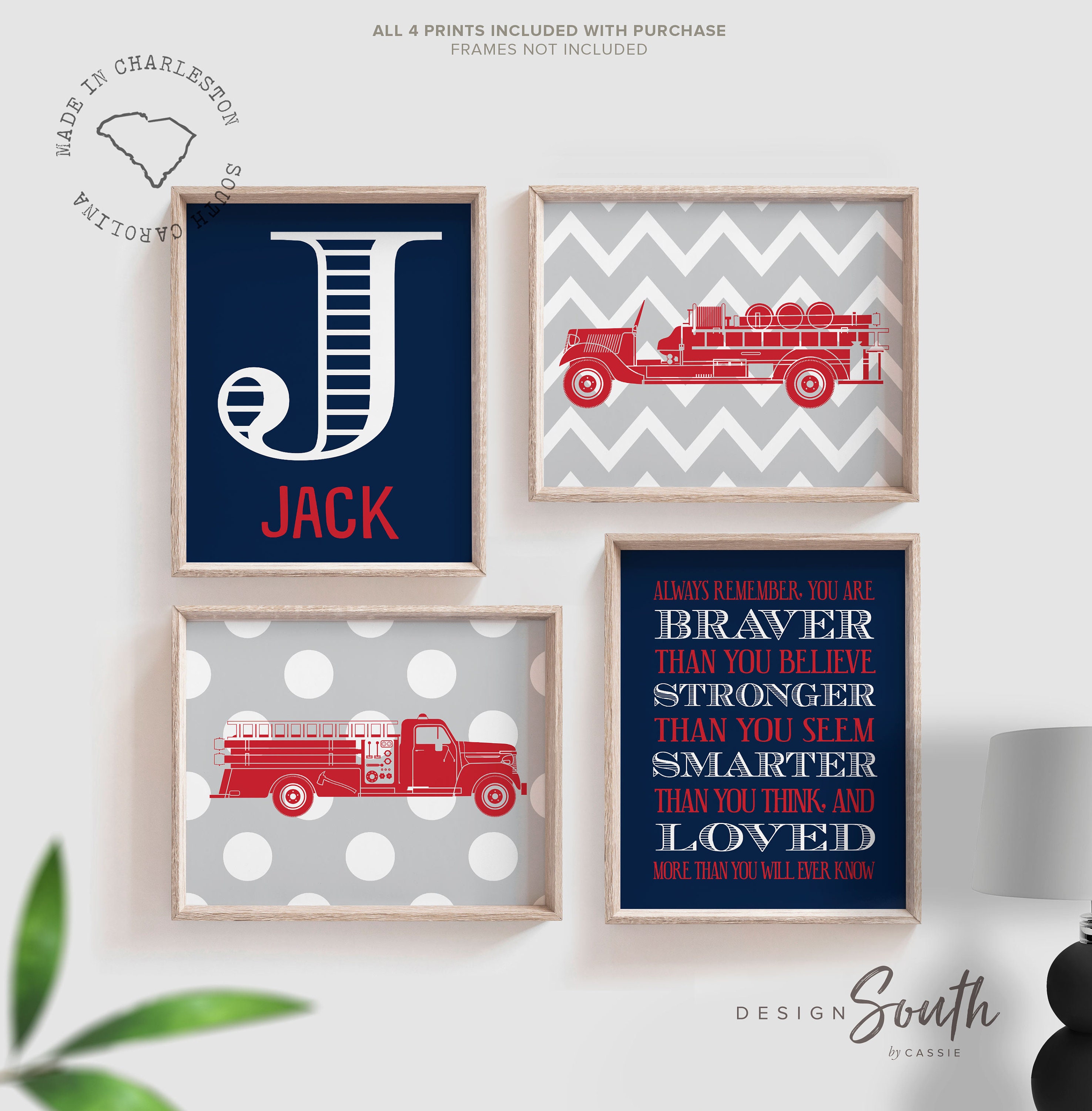 fire truck nursery decor