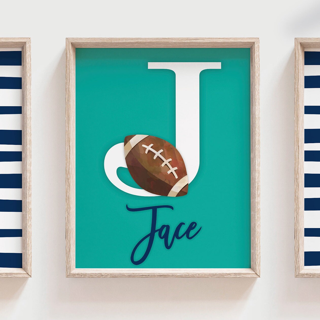 Sports wall prints for kid room, sports balls wall pictures, sports art