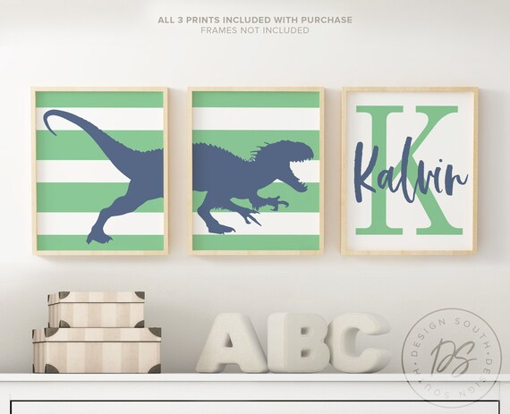 Dinosaur Wall Art Prints Boys Dinosaur Bedroom Decor Boy Dinosaur Wall Decor Dinosaur Art For Boy Dinosaur Nursery Art Dino Nursery Art