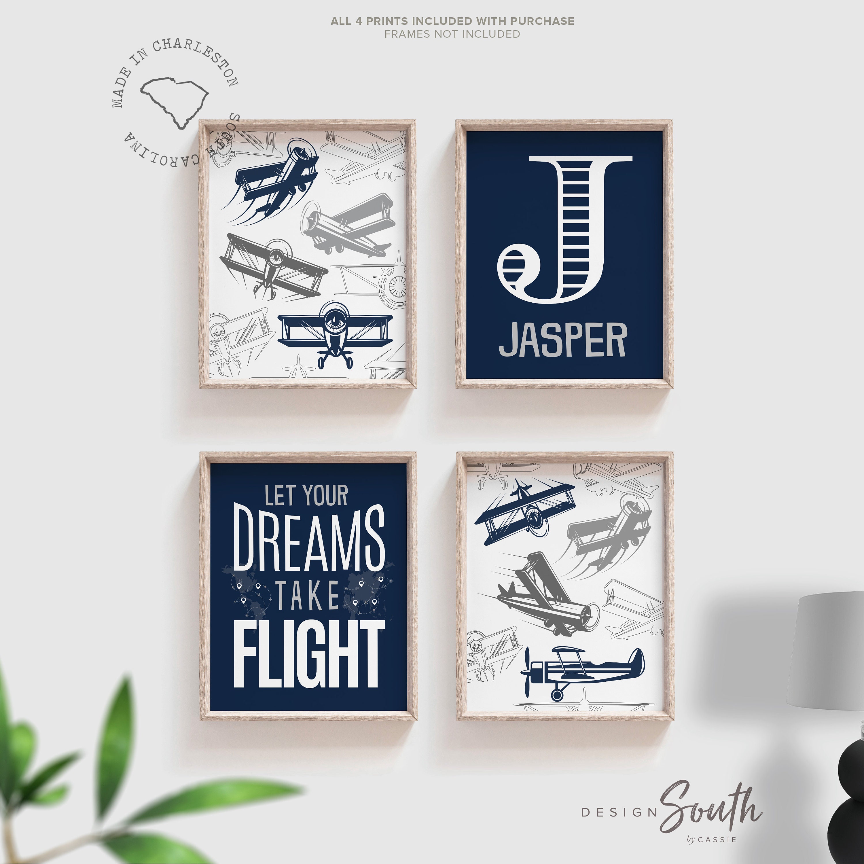 airplane themed baby room