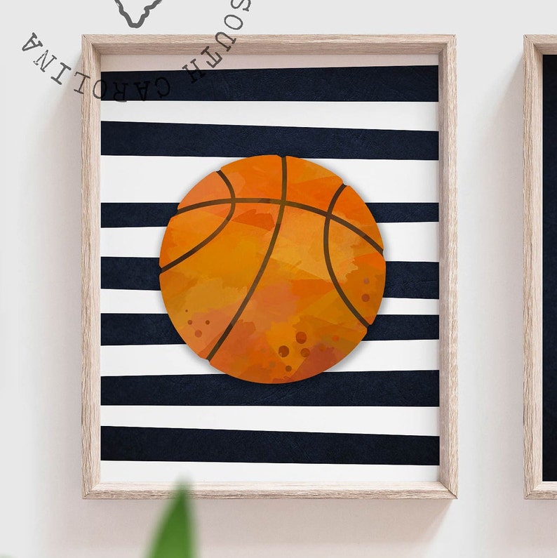 Sports Wall Art Vintage Retro Sports Decor Gift Vintage Etsy