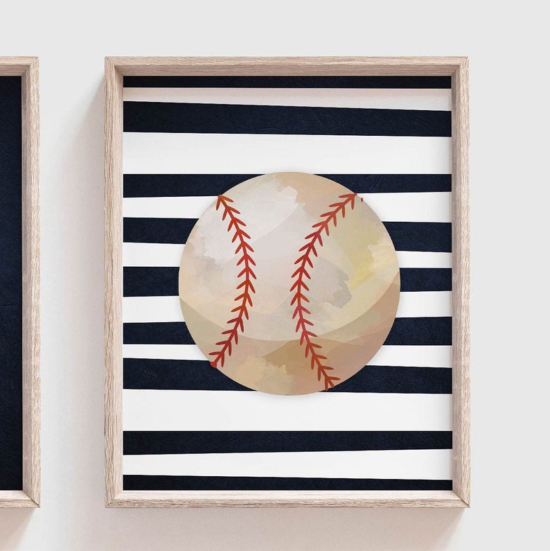 Sports Wall Art Vintage Retro Sports Decor Gift Vintage Etsy