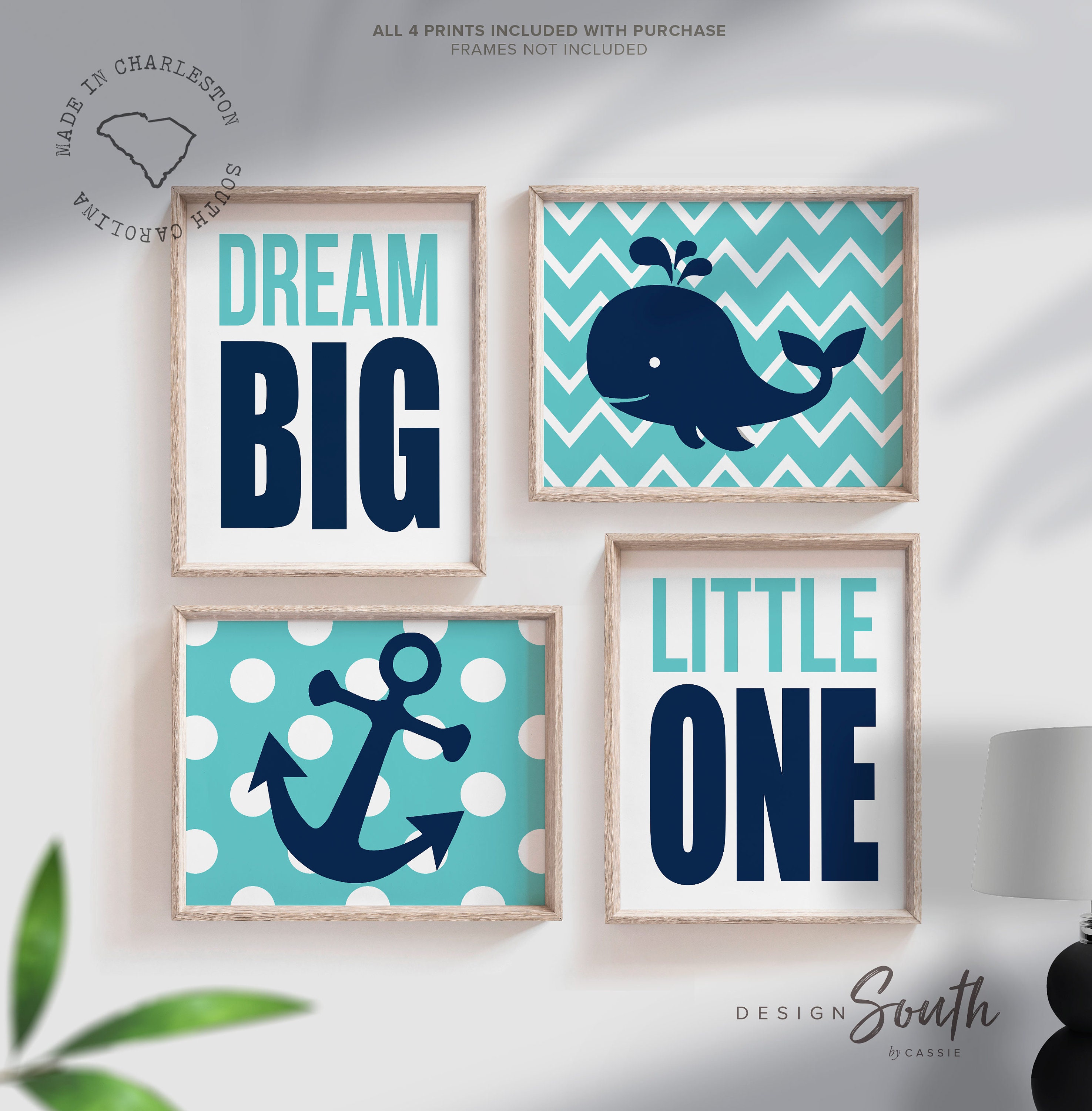 hamptons whale baby bedding