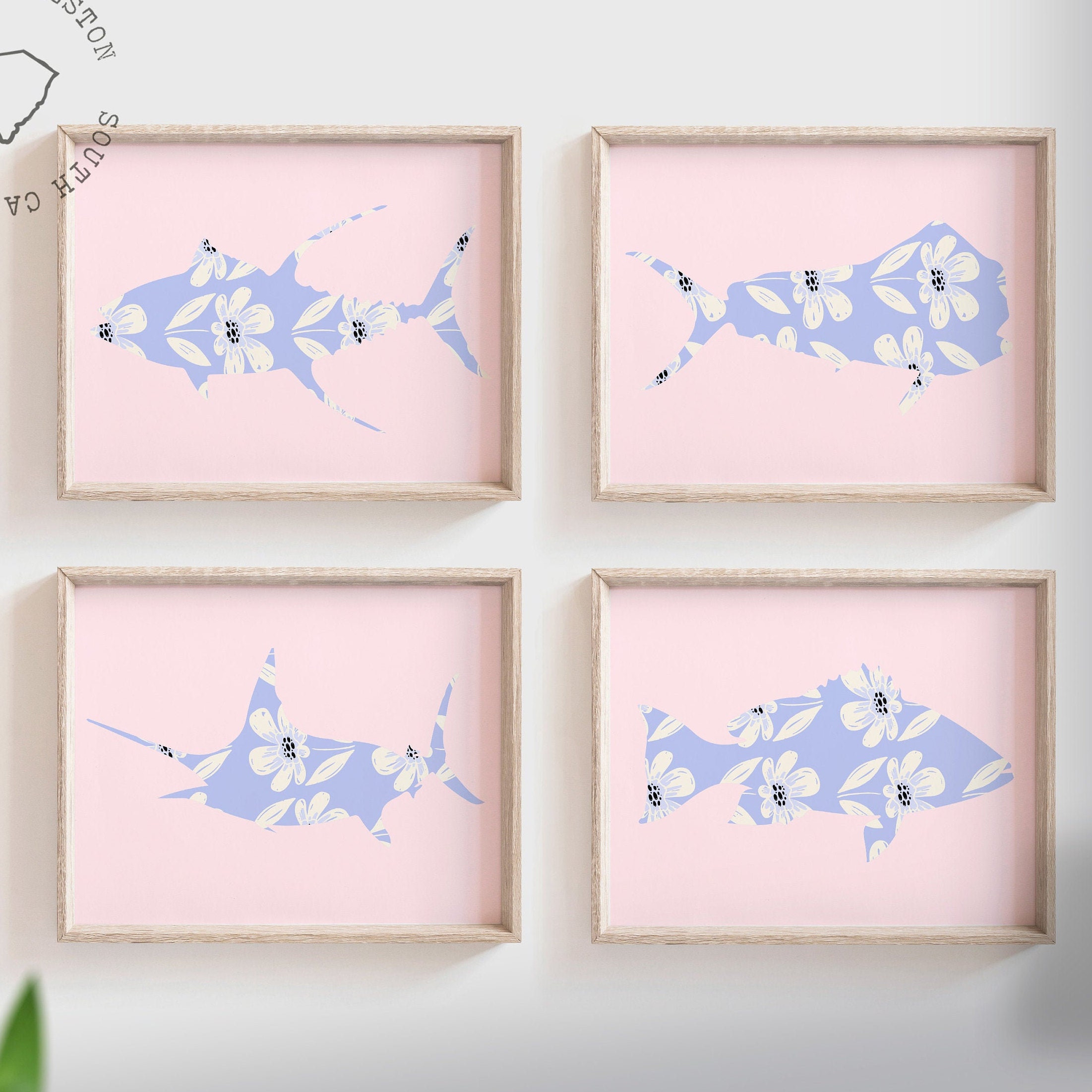 Girl Fishing Nursery Art Little Girl Fishing Nursery Wall Art Playroom Decor Fish Themed Girl Beach Baby Sign Saltwater Sea Fishing Art