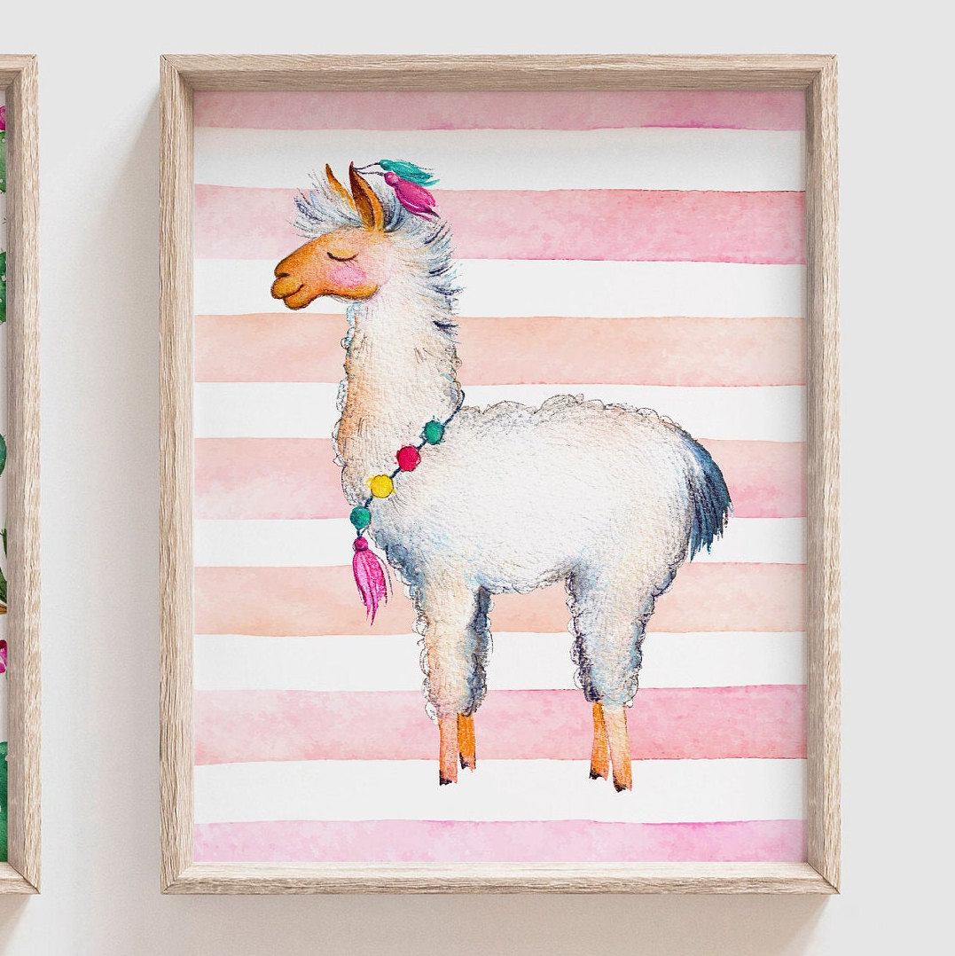 llama nursery decor llama nursery llama theme llama