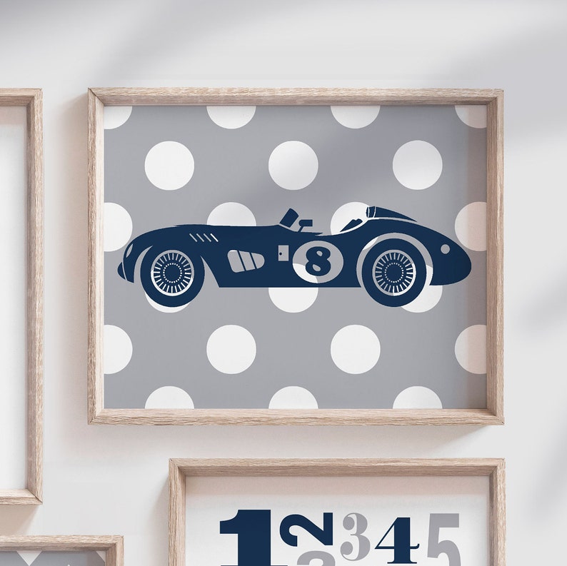 Boys racing nursery boys race car nursery baby race car Etsy