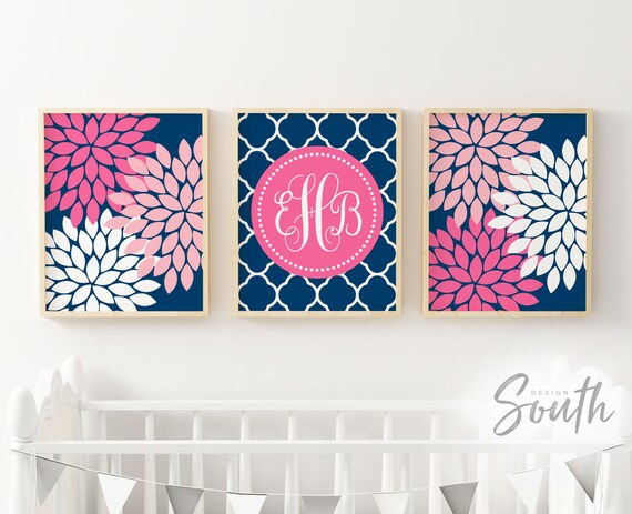 Pink And Blue Girls Room Girls Bedroom Ideas Navy Blue And Pink Bedroom Girls Room Decor Pink And Blue Bedroom For Girl Name Print Art