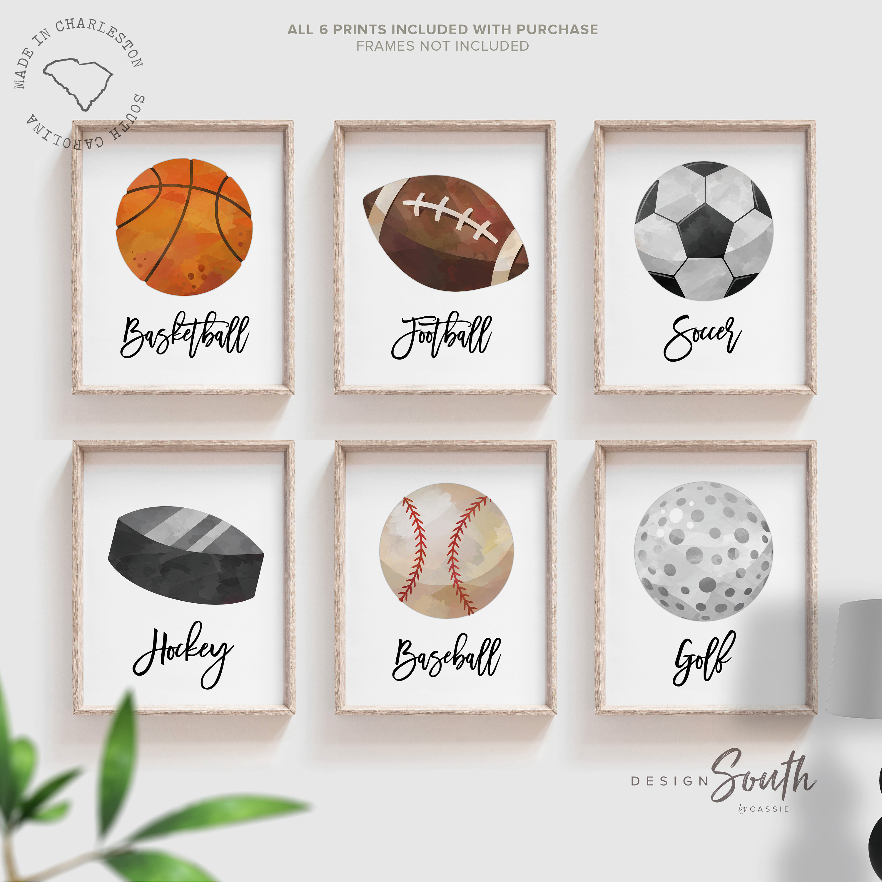 sports wall decor for nursery
