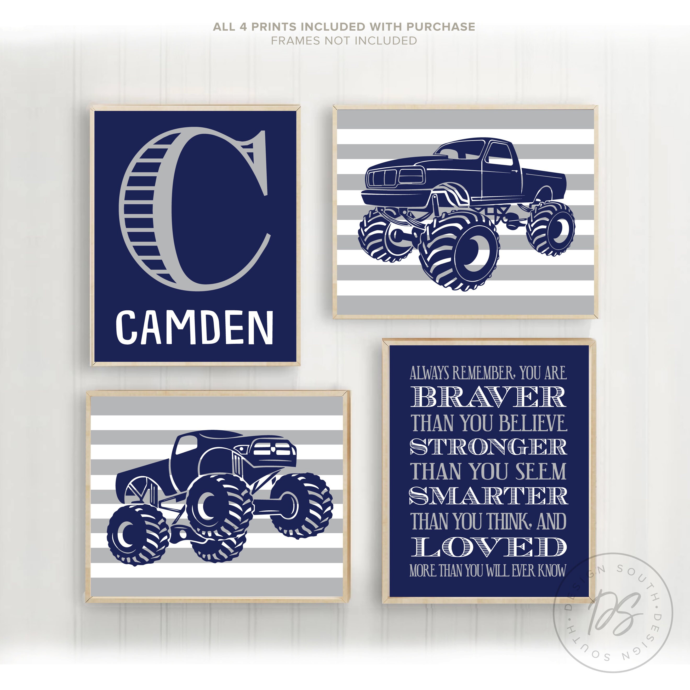 Big Boy Bedroom Trucks Boys Truck Theme Monster Truck Theme