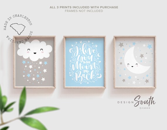moon wall decor nursery