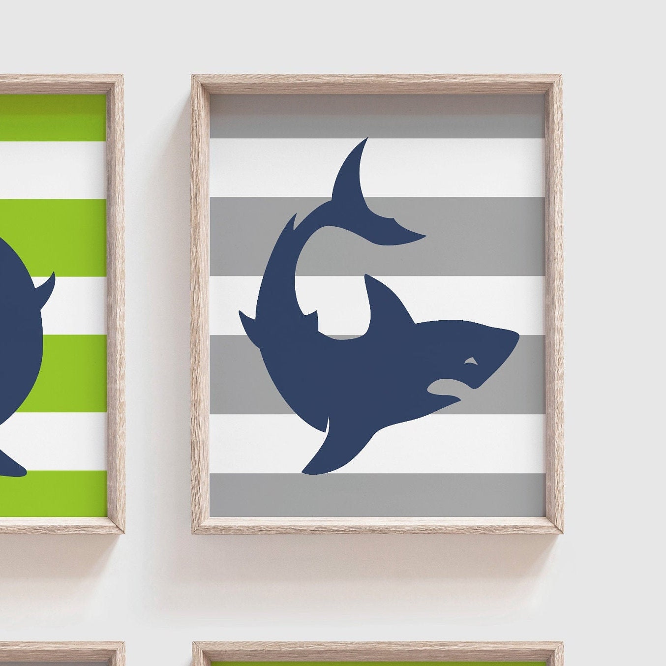 Shark Wall Art Shark Decor Shark Art Room Decor Shark Etsy