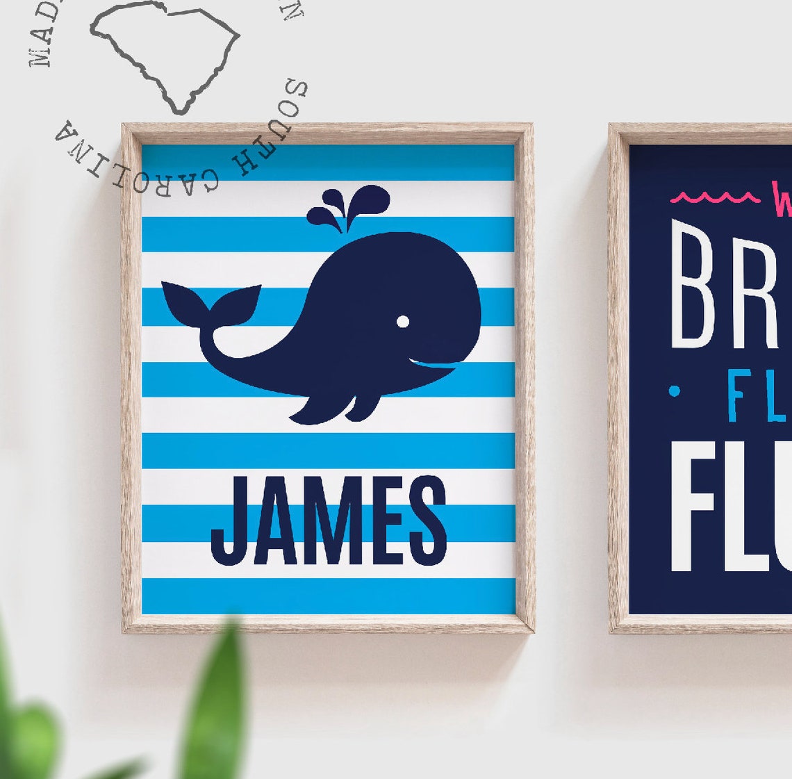 Whale bathroom decor kids whale bathroom twins whale Etsy