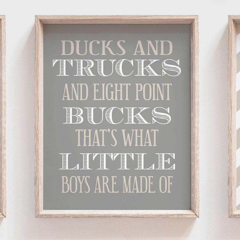 Buck Nursery Decor Deer Nursery Art Quote for Boys What Etsy