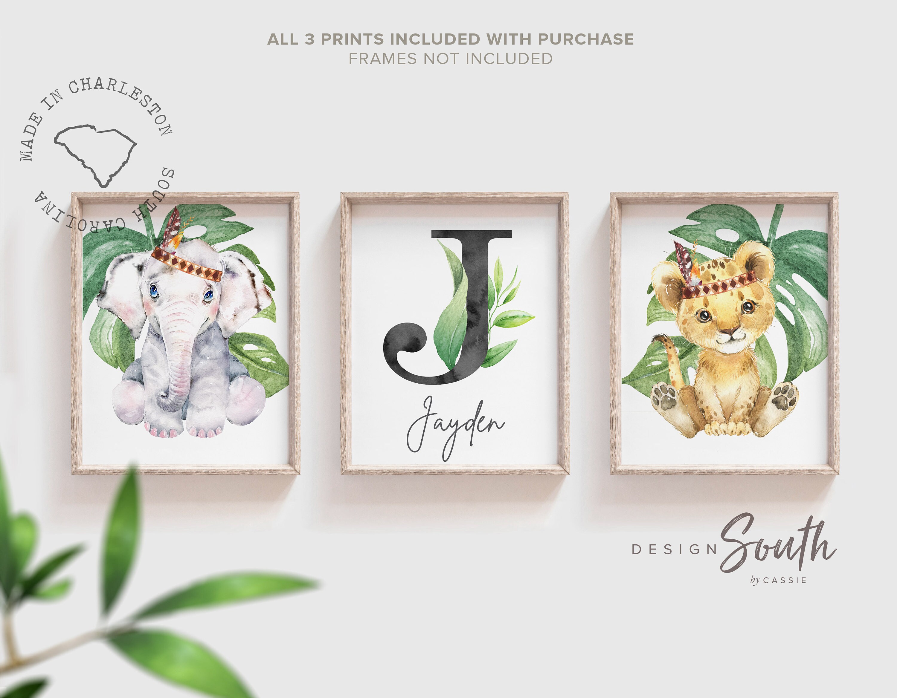 name prints for nursery