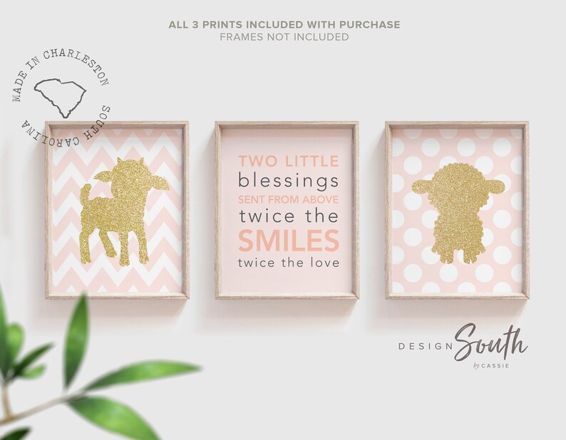 Decor De Pepiniere De Fille Jumelle De Mouton Art Jumeau De Etsy Decor De Pepiniere De Fille Jumelle De Mouton Art Jumeau De Etsy