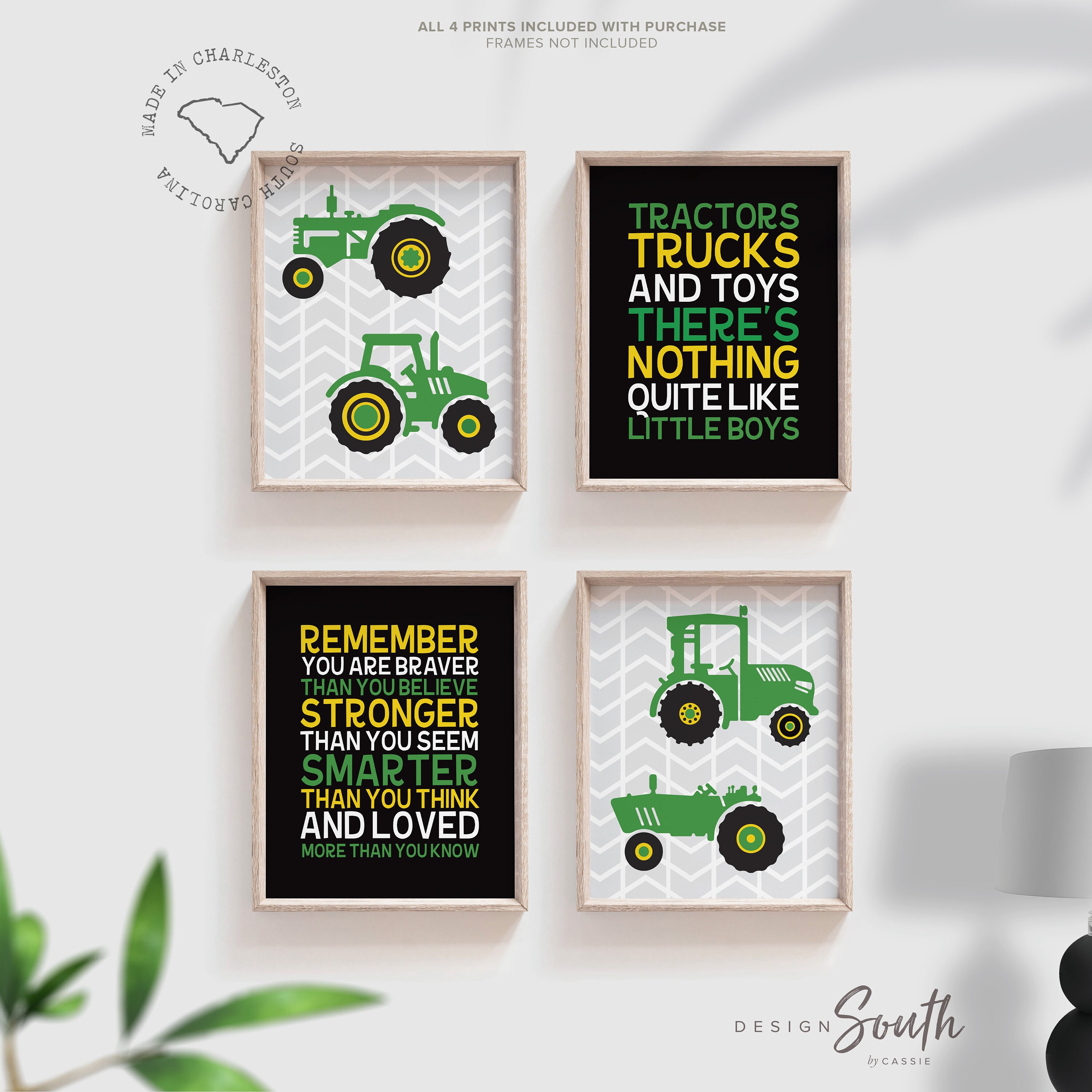 Boys Quotes Farmer Tractor Trucks Nursery Wall Decor Boys Art Etsy