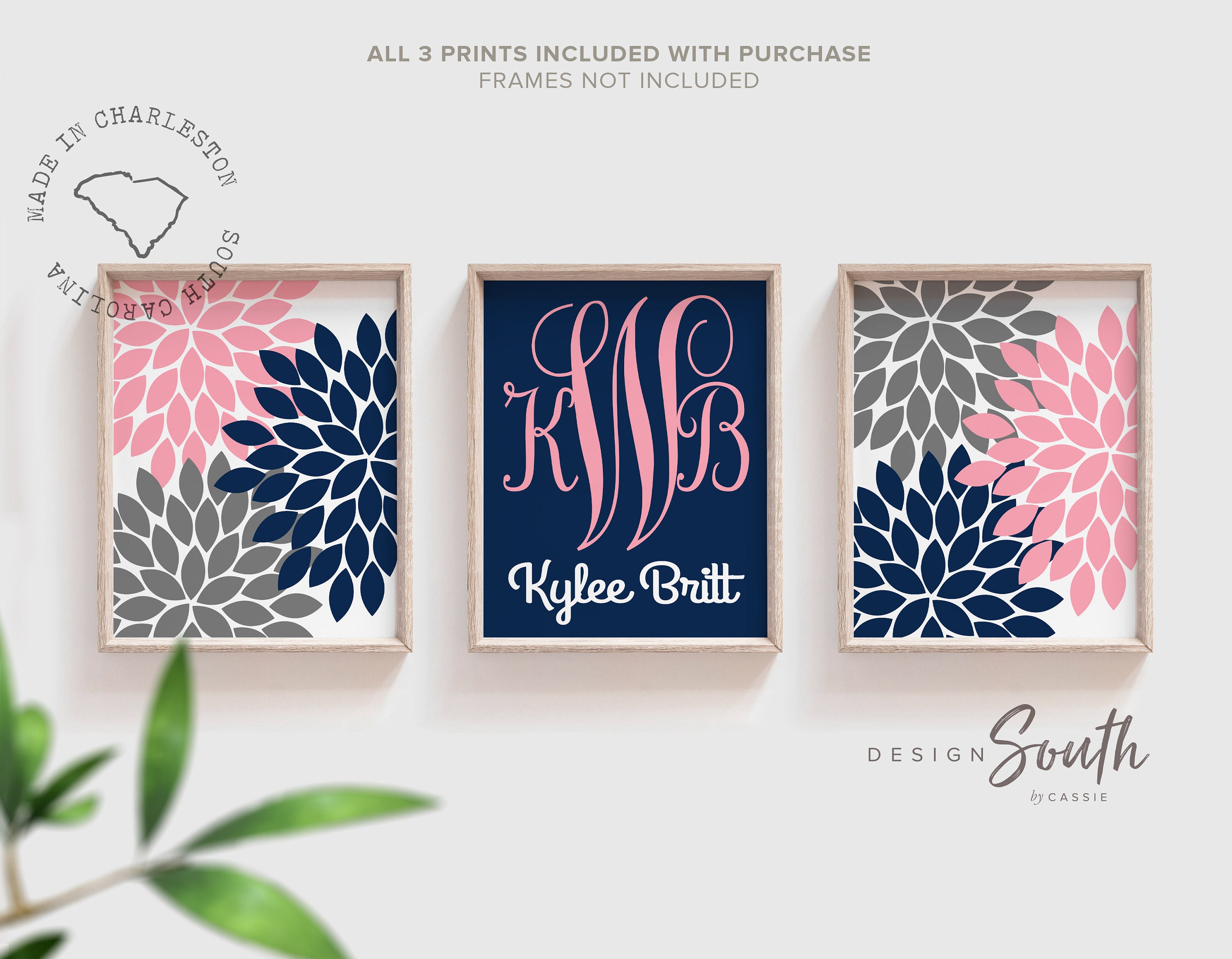 navy nursery wall decor