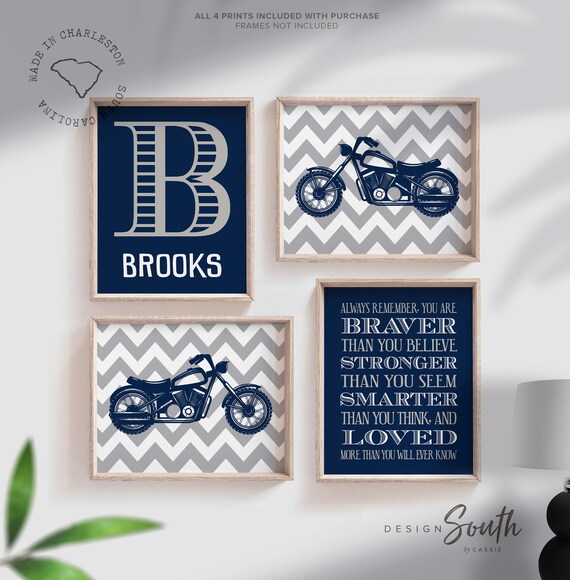 Motorcycle Nursery Motorcycle Baby Decor Baby Boy | Etsy