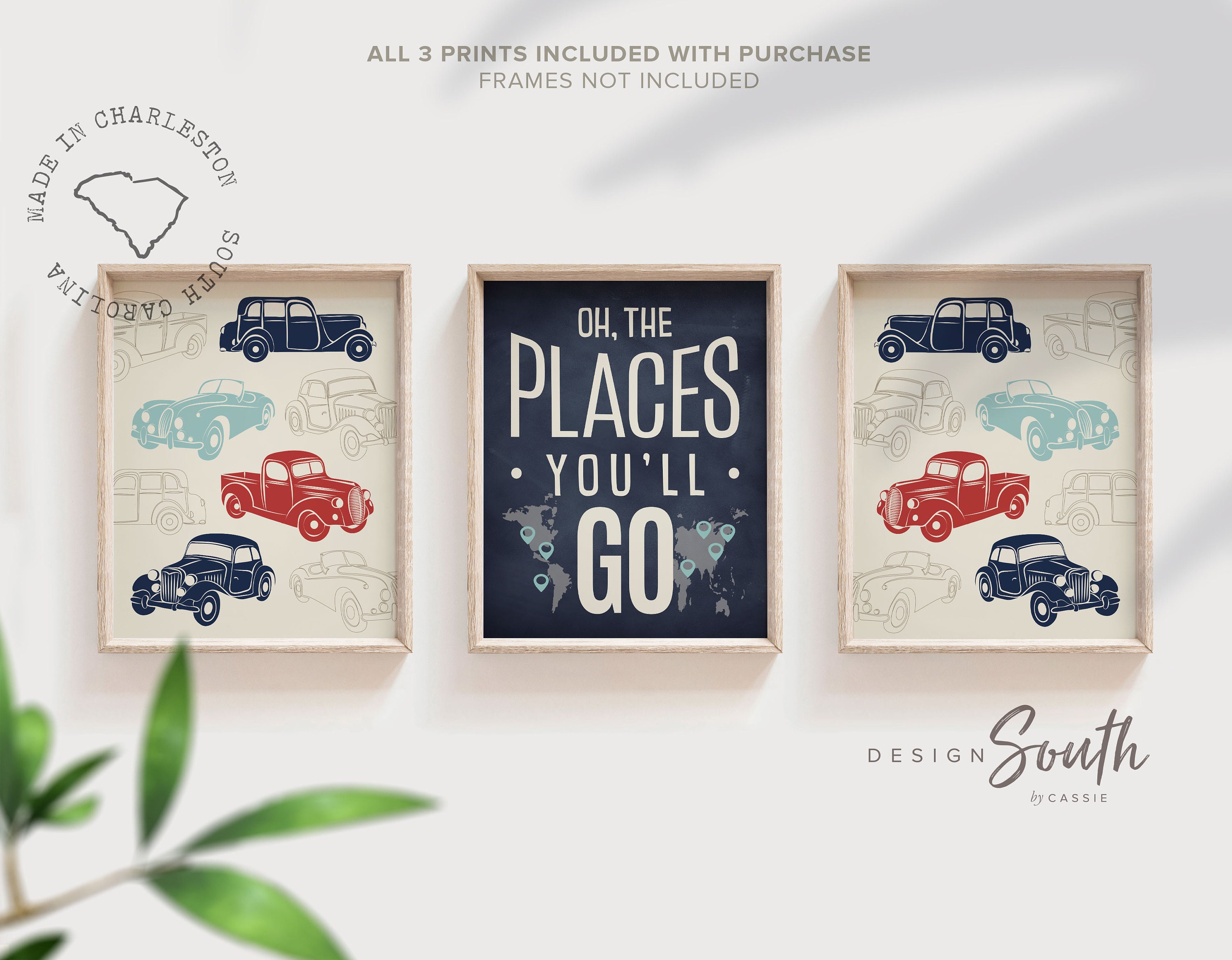 vintage car decor for nursery