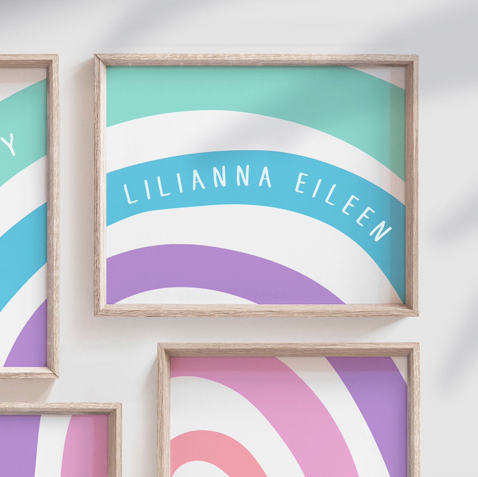 Sister room decor, big girl room two sisters, gift for sisters, shared