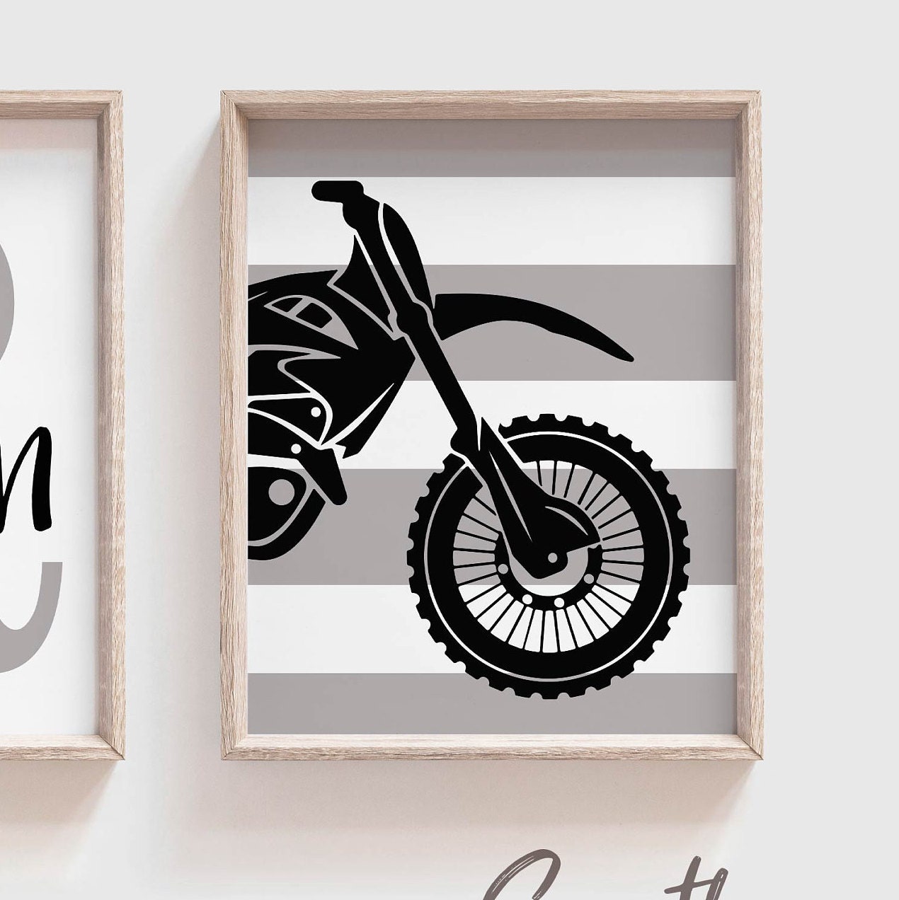 Dirt bike room decorating ideas, customized name motocross ...