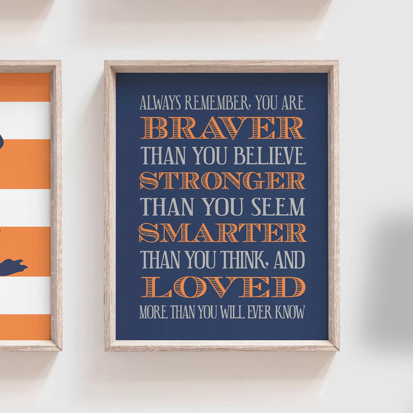 Orange dinosaur, dinosaur decor for boys, boys bedroom ...