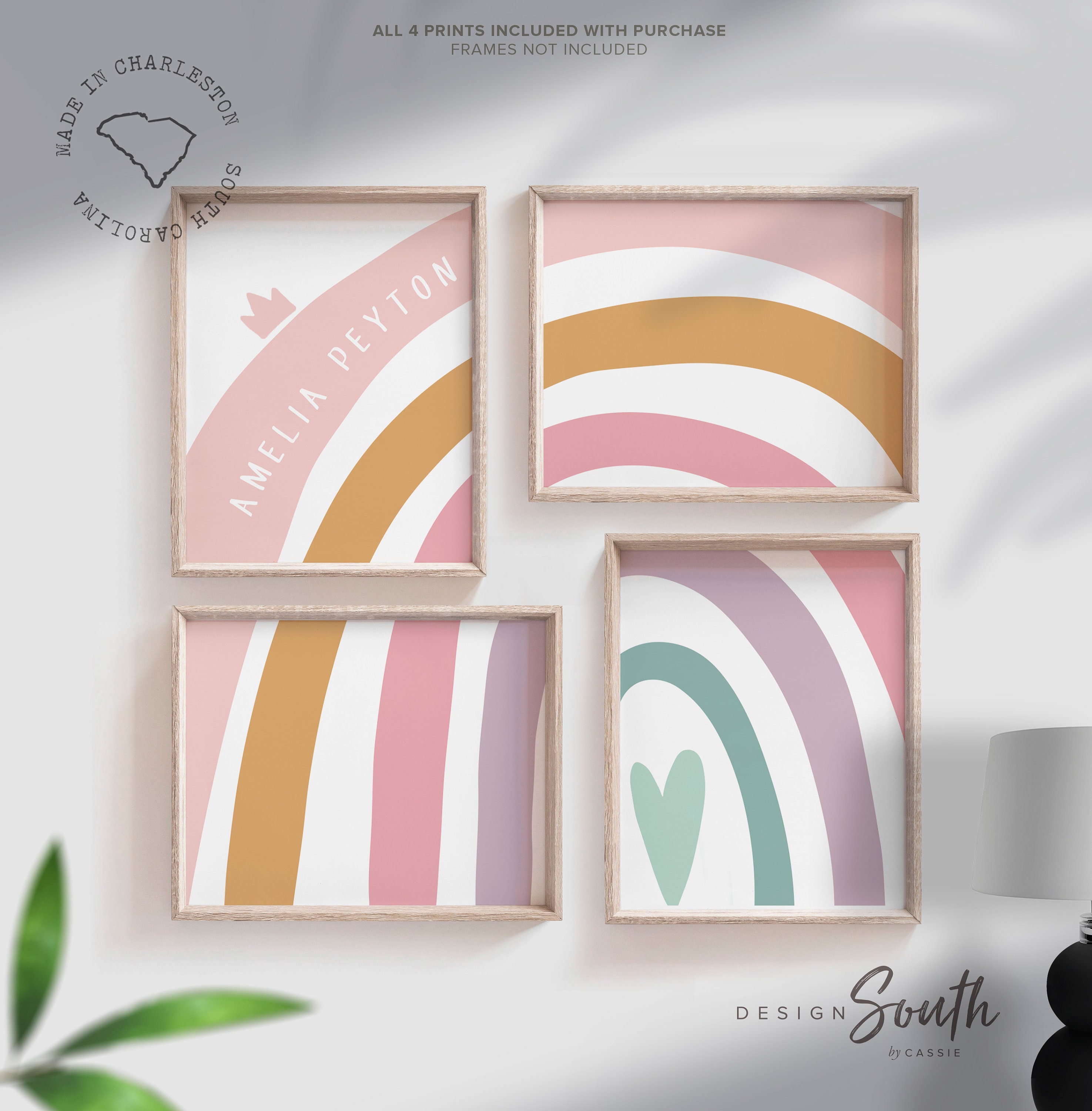 rainbow theme baby room