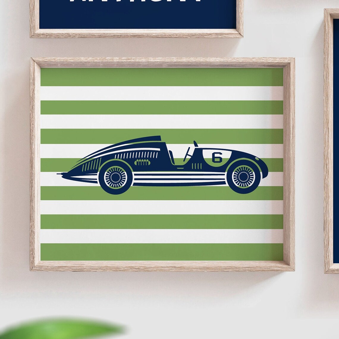 Race Car Nursery Decor Vintage Car Nursery Race Car Nursery Etsy
