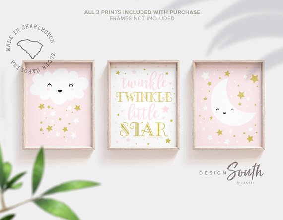 baby girl wall prints
