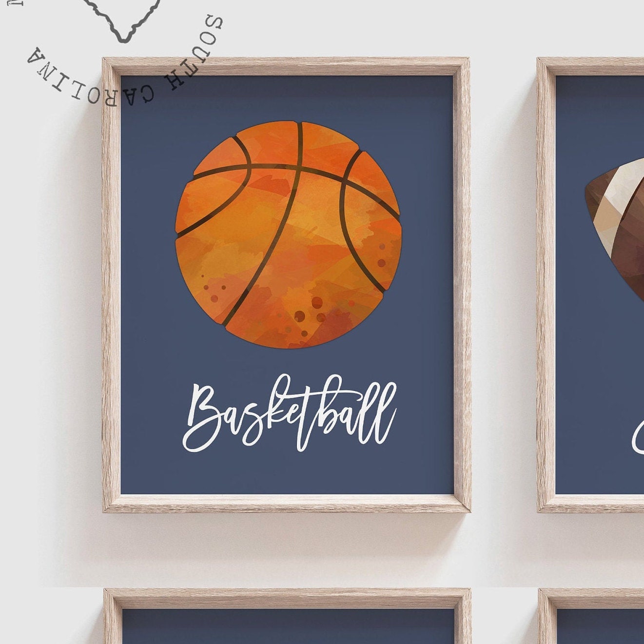 Sports Home Decor Sports Posters Boys Room Sports Wall Art Etsy
