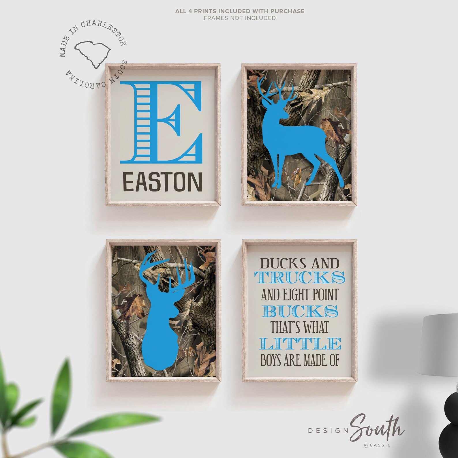 Camo Nursery Decor Boys Nursery Decor Buck Deer Nursery Art Etsy