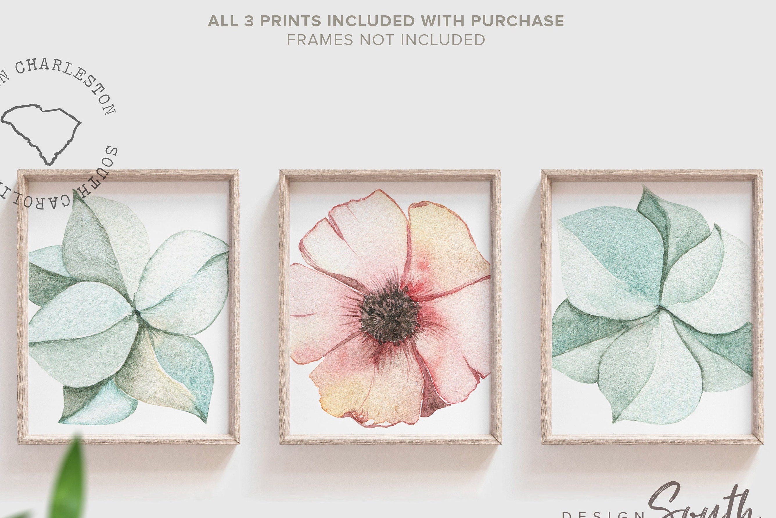 Bathroom wall decor, flower art for bathroom, adult bathroom decor