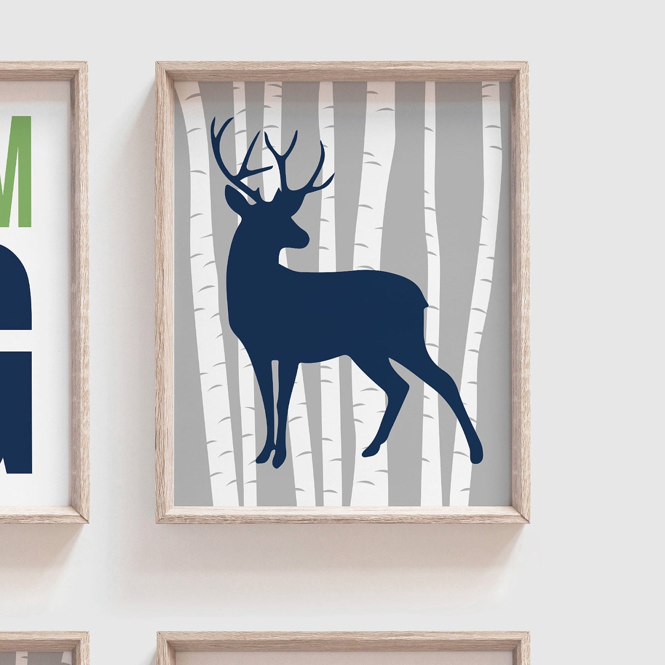 Deer Nursery Art Deer Nursery Decor Deer Bedroom Decor Etsy