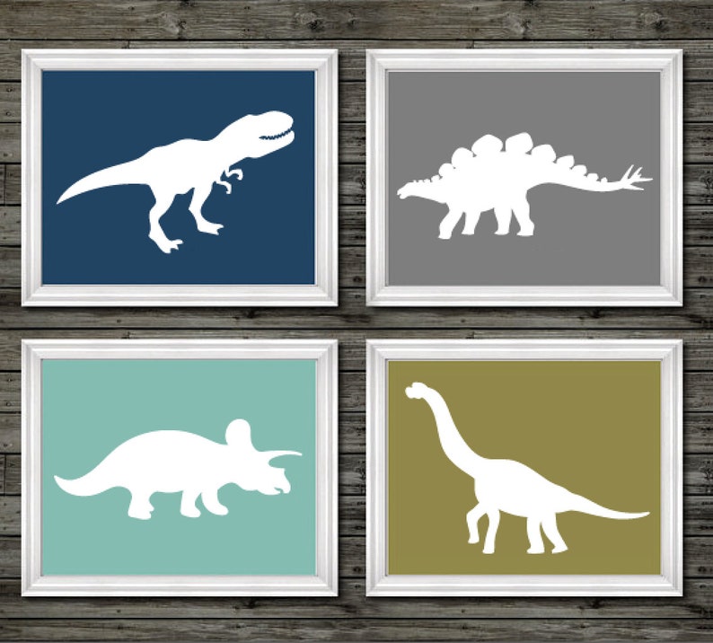 Boys Dinosaur Bedroom Wall Art Dinosaur Decor For Boys Boys Dinosaur Theme Dinosaur Prints Baby Boy Dinosaurs Dinosaur Nursery Art Boys