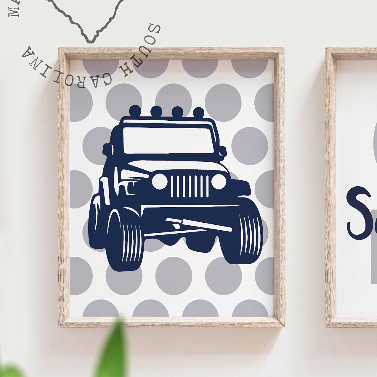 Jeep Toddler Room Jeep Wall Art Jeep Kids Wall Art Jeep Etsy
