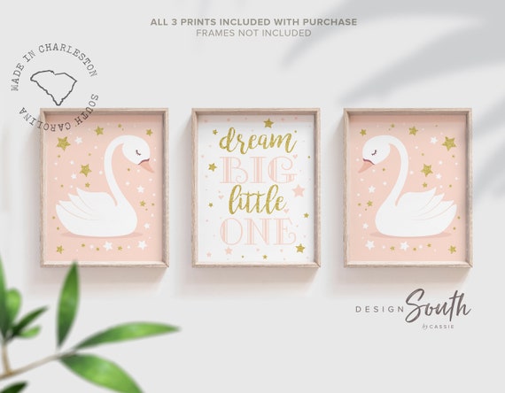 swan nursery decor