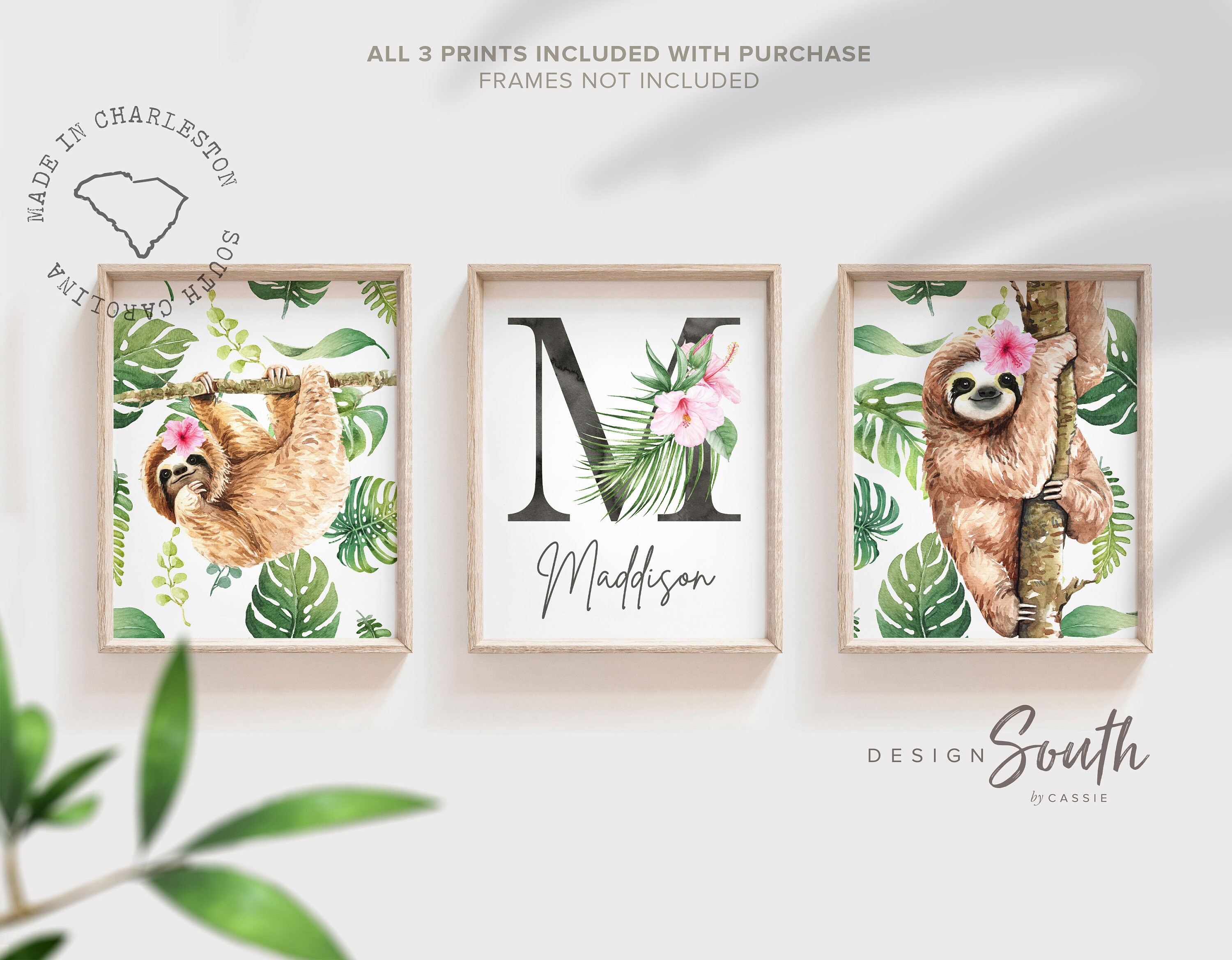 sloth themed baby stuff