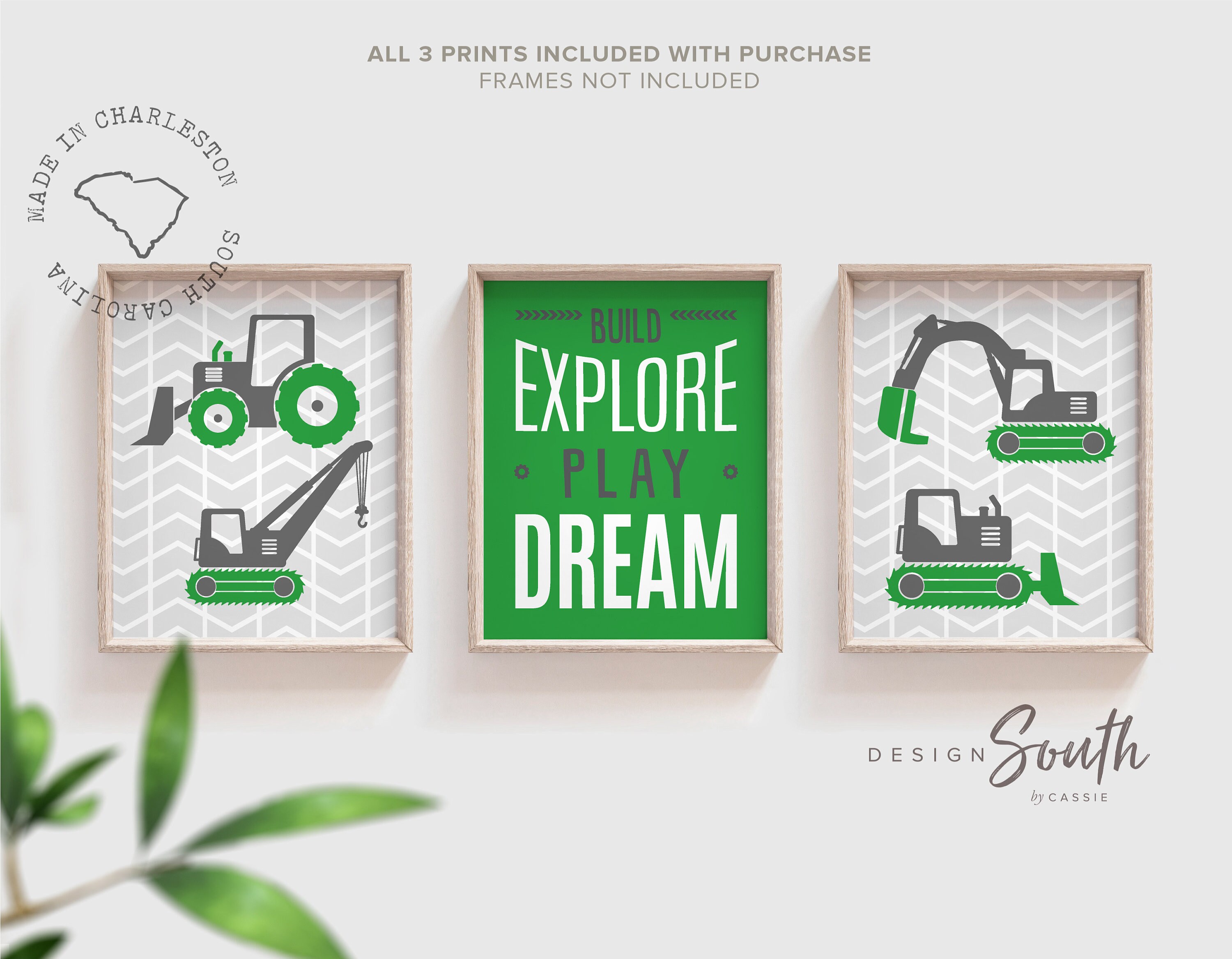 Tractors baby boy quote boys bedroom wall construction theme Etsy